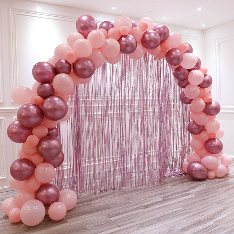 LUVODI Wedding Party Full Set Balloon Arch Column Kit Floor Base Stand